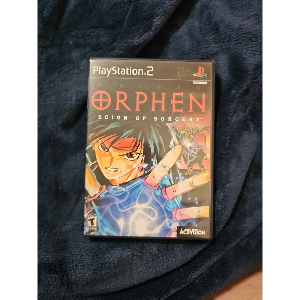 Orphen Scion of Sorcery PS2 PlayStation 2 Activision Anime Action RPG  Complete